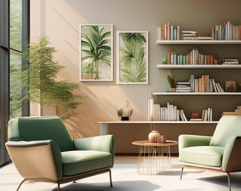 Sala de atendimento psicológico